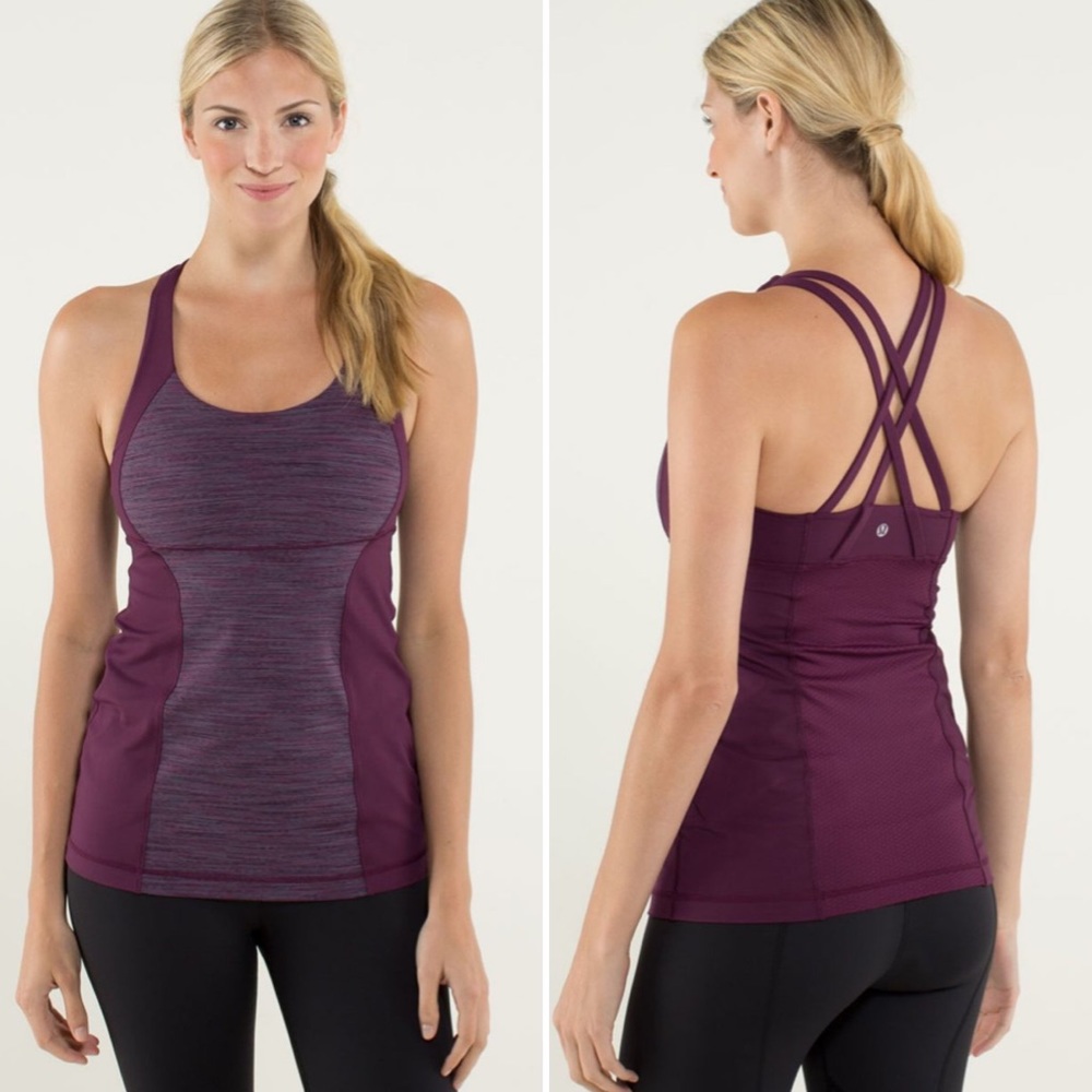 LULULEMON Energy Tank Aubergine 4